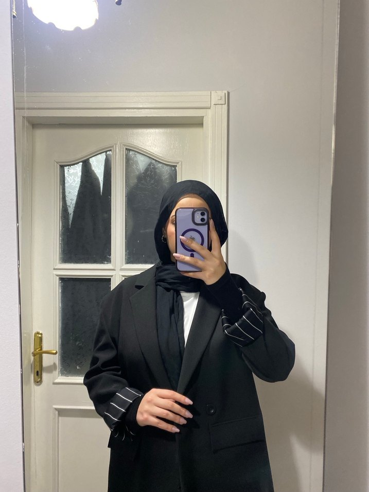 Siyah Blazer Ceket - Görsel 2