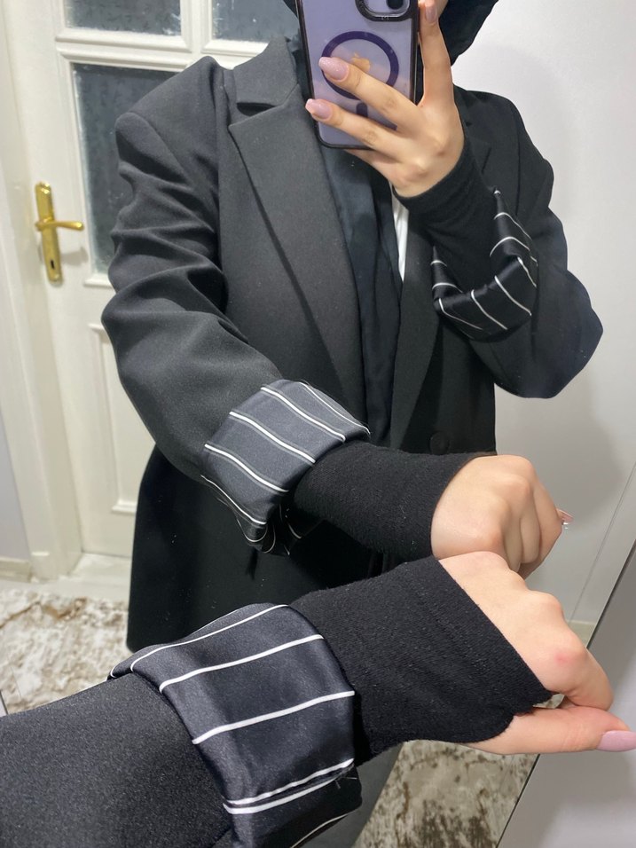 Siyah Blazer Ceket - Görsel 3