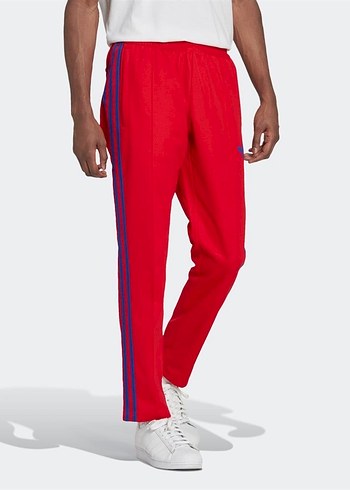 Adidas etiketli , Kırmızı Bağcıklı  Spor Pantolonu eşofman altı - Görsel 5