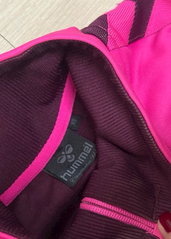 Kadın Pembe Fermuarlı Spor Ceket eşofman üstü - Görsel 6