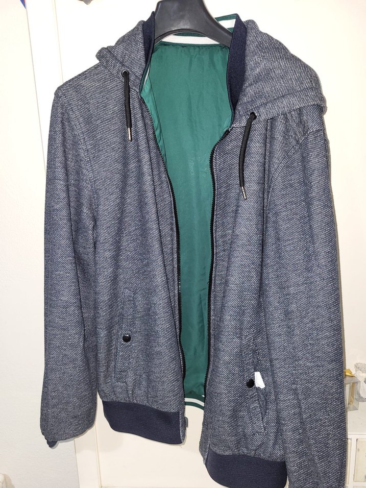 Lcw Yeşil Gri Çift Taraflı Erkek Midi Ceket - Görsel 3