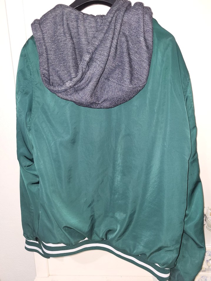 Lcw Yeşil Gri Çift Taraflı Erkek Midi Ceket - Görsel 2