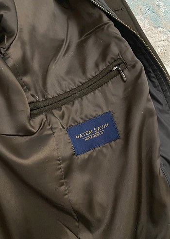 Düğmeli Kahverengi kısa Erkek Kaban - Görsel 2