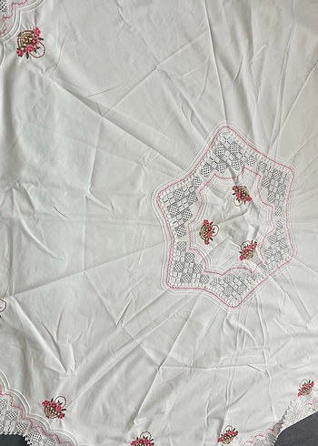 Dantelli etamin mutfak örtü seti - Görsel 5