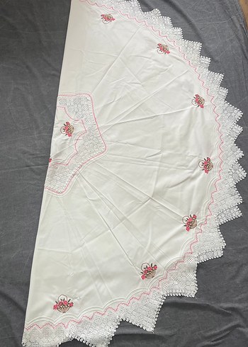 Dantelli etamin mutfak örtü seti - Görsel 2