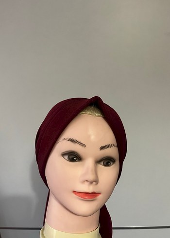 Bordo Kadın TESETTÜR BONE - Görsel 3