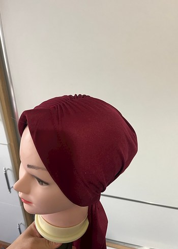 Bordo Kadın TESETTÜR BONE - Görsel 4