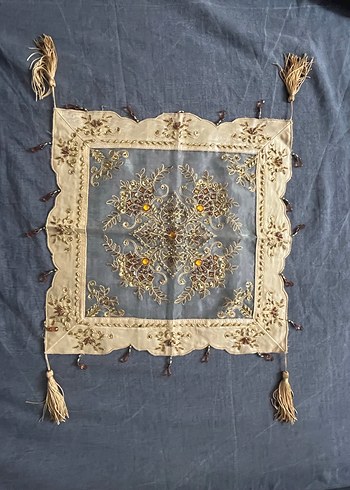 Boncuk işi salon takımı - Görsel 7