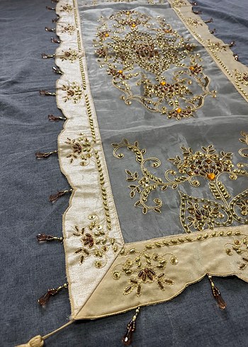 Boncuk işi salon takımı - Görsel 5