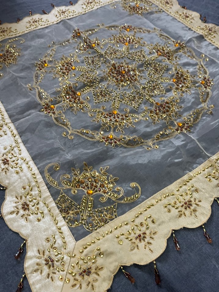 Boncuk işi salon takımı - Görsel 2