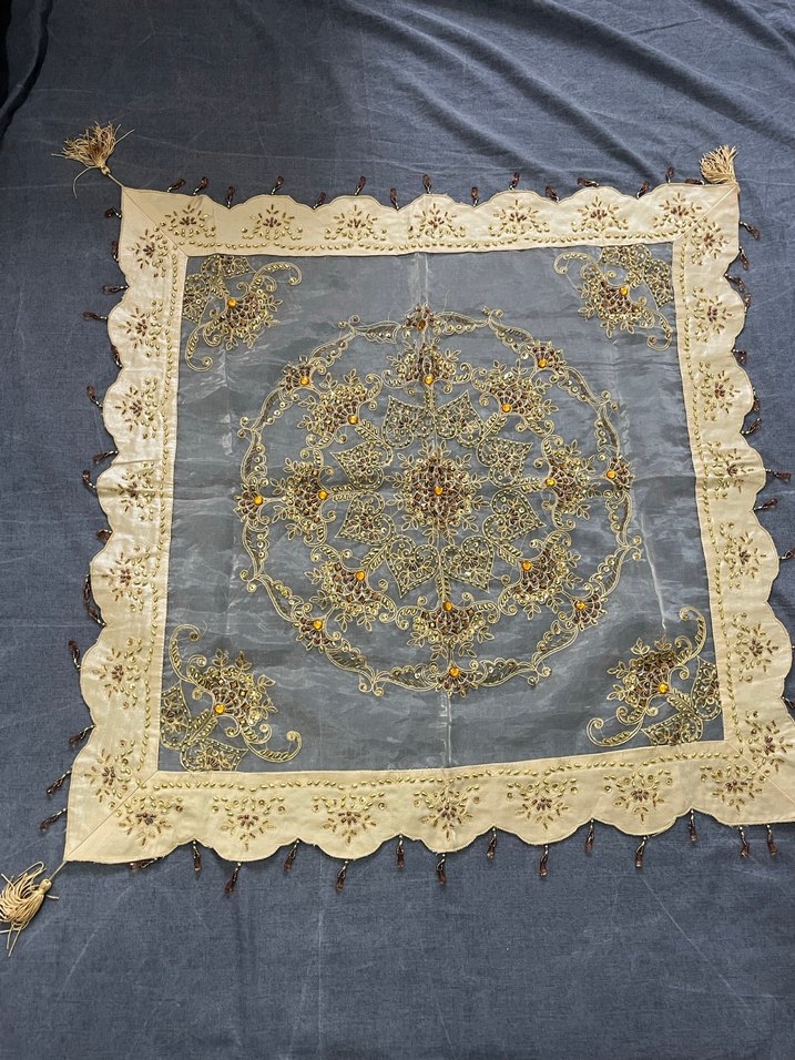 Boncuk işi salon takımı - Görsel 4