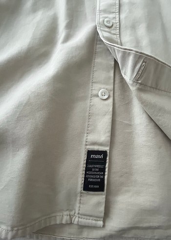 MAVİ Cep Detaylı Bej Gömlek Loose Fit - Görsel 7