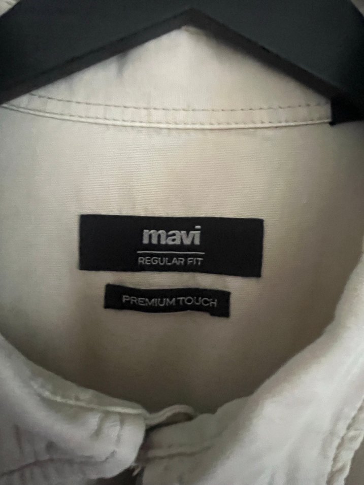 MAVİ Cep Detaylı Bej Gömlek Loose Fit - Görsel 5