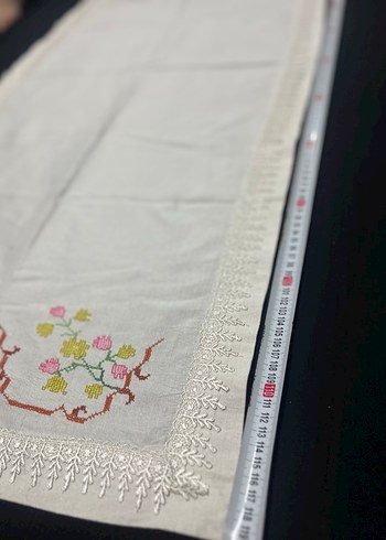 Etamin işlemeli salon takımı - Görsel 3