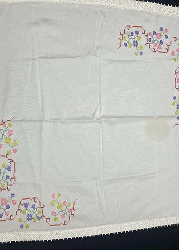 Etamin işlemeli salon takımı - Görsel 9