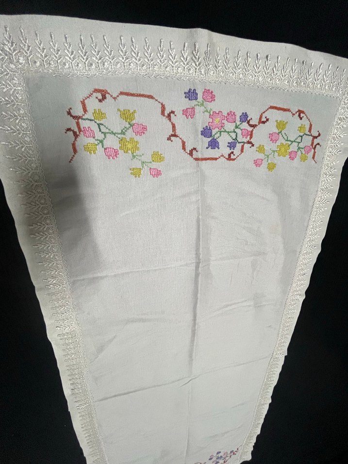 Etamin işlemeli salon takımı - Görsel 5