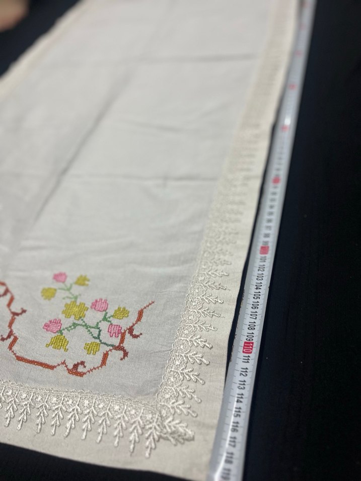 Etamin işlemeli salon takımı - Görsel 3