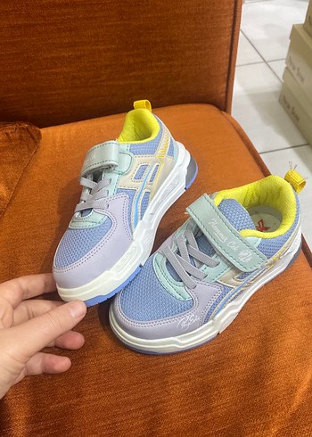 ErkekÇocuk Çok Renkli Bağcıklı Spor Ayakkabı - Görsel 2