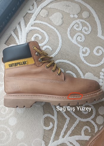 Caterpillar Kahverengi Bağcıklı Erkek Bot - Görsel 4