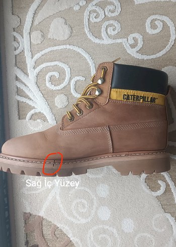 Caterpillar Kahverengi Bağcıklı Erkek Bot - Görsel 2