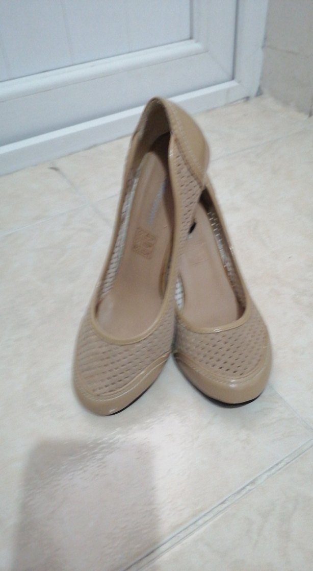 Bej Dolgu Topuklu Kadın Stiletto - Görsel 3