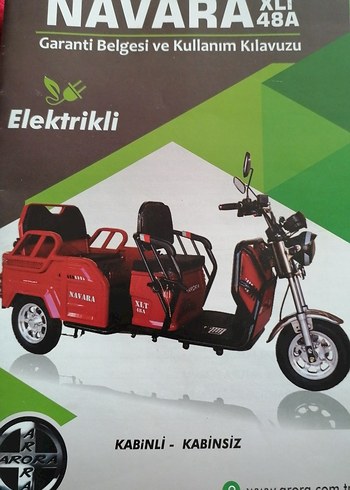 Mavi Elektrikli Üç Tekerlekli Bisiklet - Görsel 2