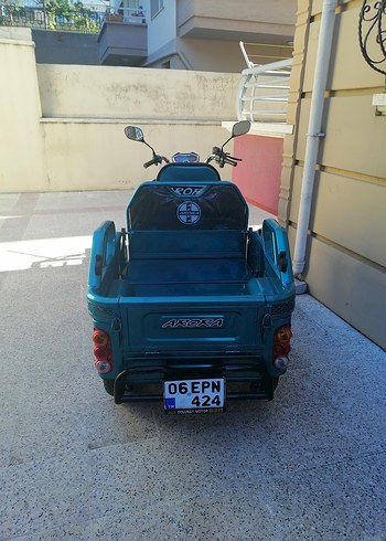 Mavi Elektrikli Üç Tekerlekli Bisiklet - Görsel 7