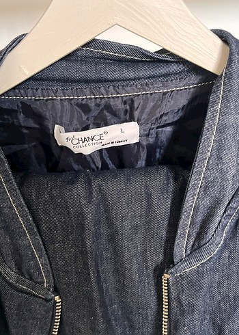 Kadın Lacivert Fermuarlı Kot Ceket, Pantolon Takım - Görsel 4