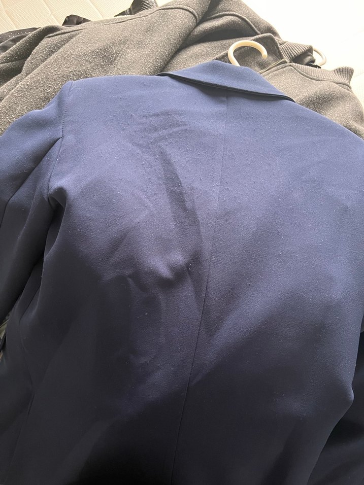 Lacivert Kadın Denim Blazer Ceket - Görsel 3