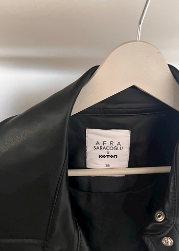 Düğmeli Siyah Ekose Kadın Ceket - Görsel 5