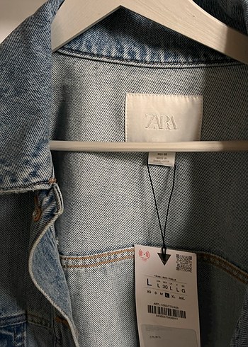 Düğmeli Mavi Denim Ceket - Görsel 3