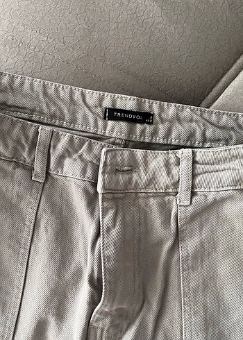 Mint Yeşili Midi Kadın Jean Pantolon - Görsel 4