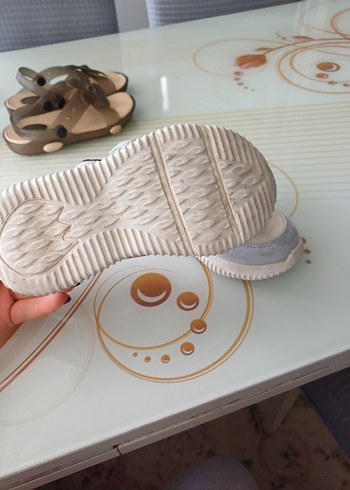 Kız Çocuk Beyaz Pastel Spor Ayakkabı - Görsel 3