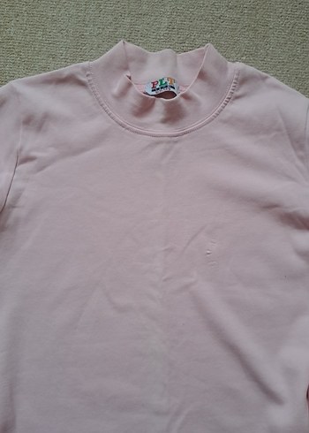 Kız Çocuk Pembe Uzun Kollu Basic Sweatshirt - Görsel 3