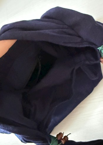 Nakışlı Bohem Kadın Kumaş Çanta - Görsel 3