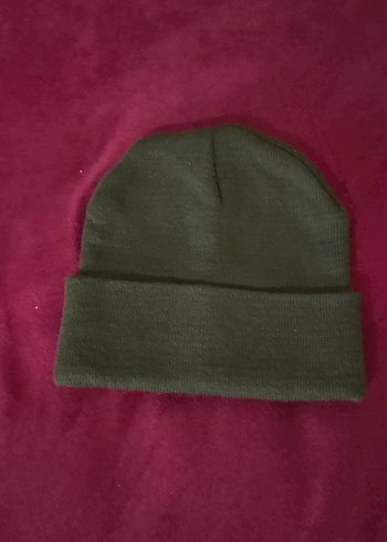 Gri Örgü Yün Kadın Bere CUTE Nakışlı - Görsel 2