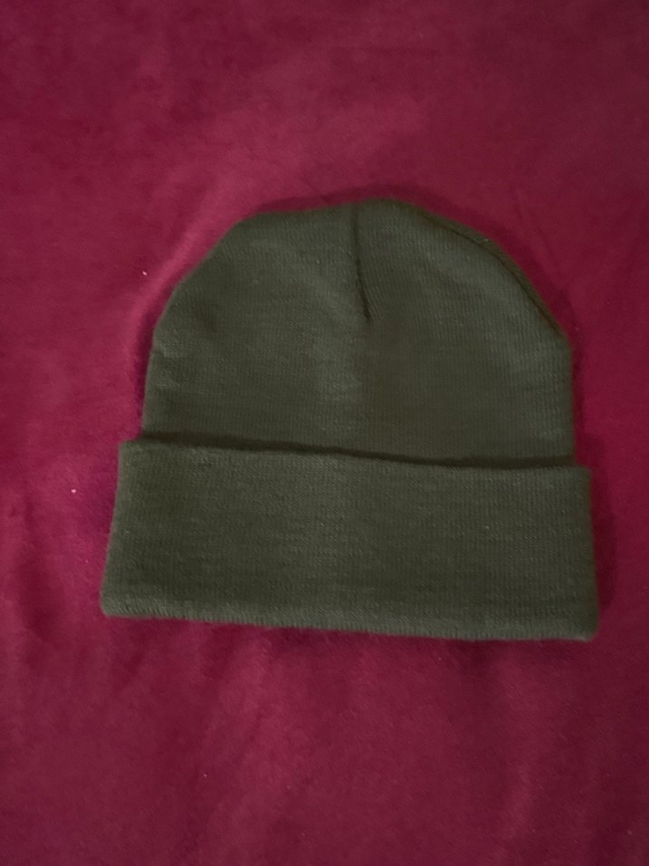 Gri Örgü Yün Kadın Bere CUTE Nakışlı - Görsel 2