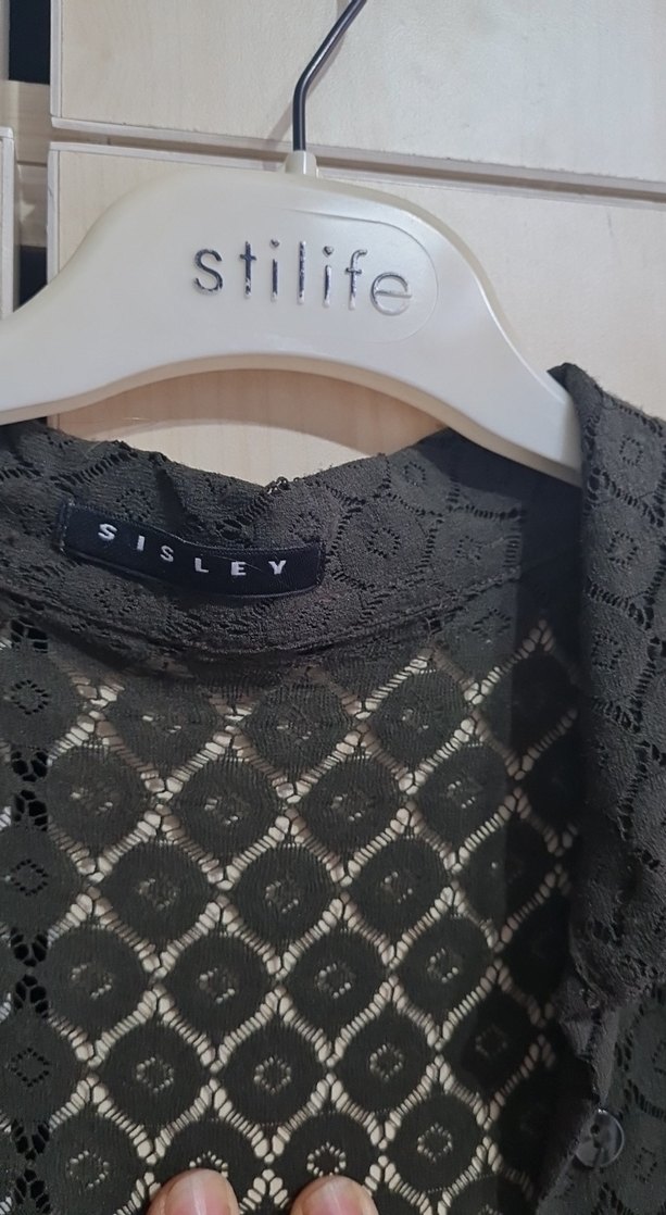 Düğmeli Siyah Uzun Kadın Ceket - Görsel 2