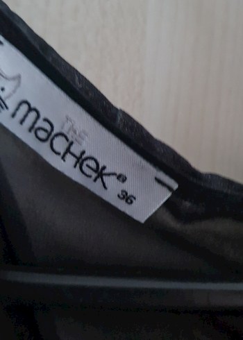 Siyah V Yakalı Uzun Kollu Drapeli Kadın Bluz - Görsel 2