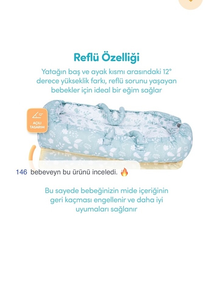 Bebek reflü yatağı - Görsel 3