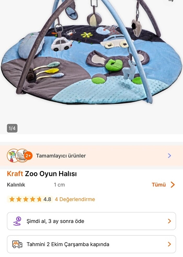 Kraft oyun halısı - Görsel 2