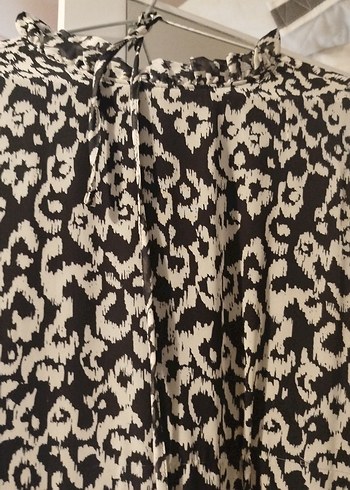 Bohem Yılan Desenli Uzun Elbise - Görsel 3