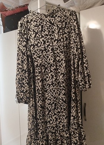 Bohem Yılan Desenli Uzun Elbise - Görsel 7