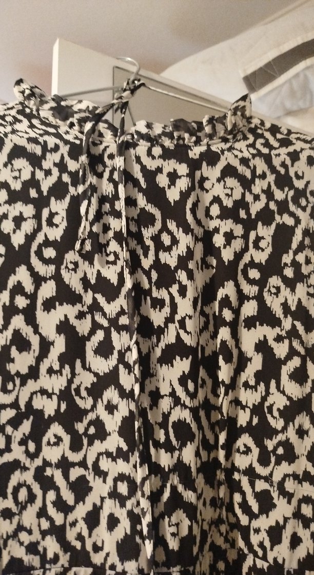 Bohem Yılan Desenli Uzun Elbise - Görsel 3