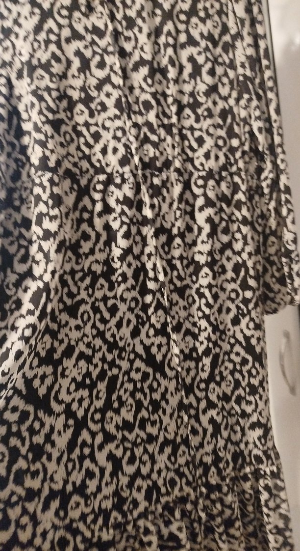 Bohem Yılan Desenli Uzun Elbise - Görsel 2