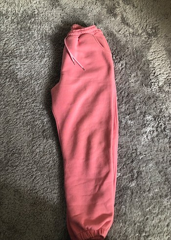 Pembe Rahat Kesim Kadın Eşofman Altı - Görsel 4