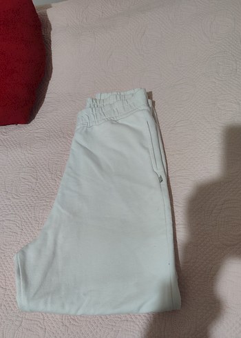 Kadın beyaz eşofman altı - Görsel 6