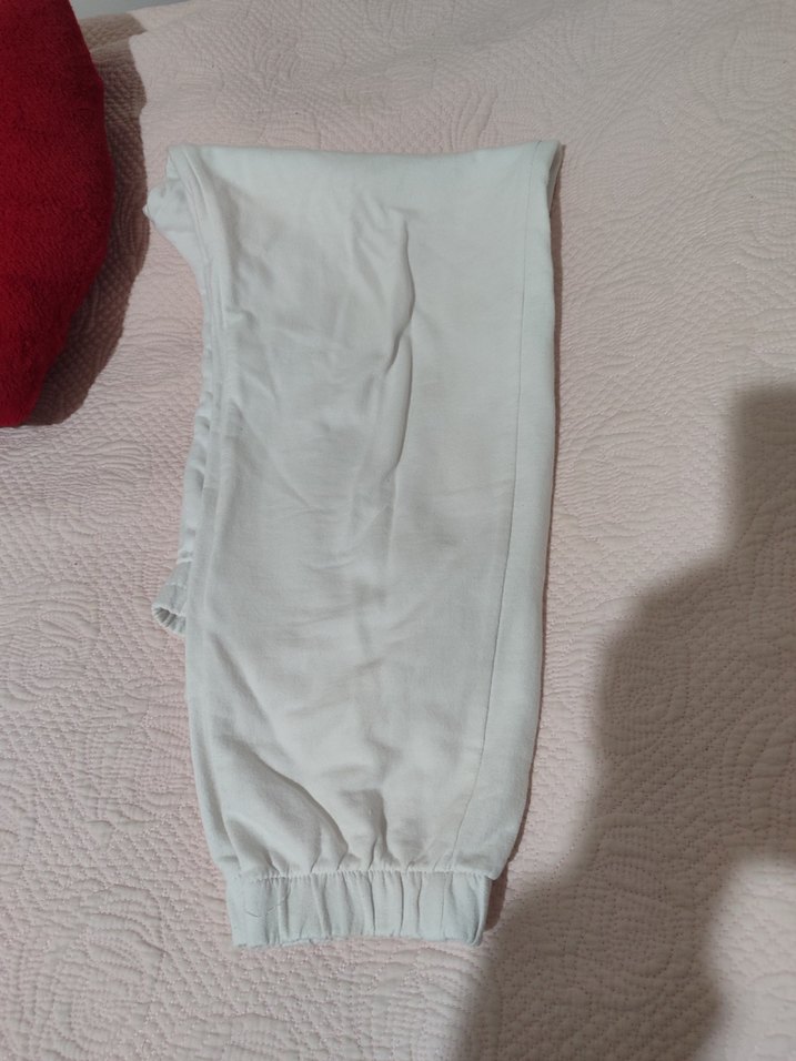 Kadın beyaz eşofman altı - Görsel 5