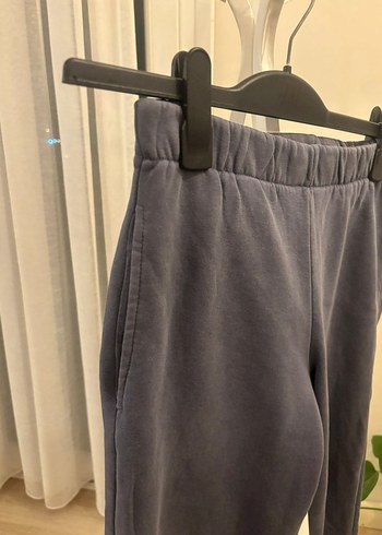 Kadın lacivert Rahat Kesim Midi Sweatpant - Görsel 2