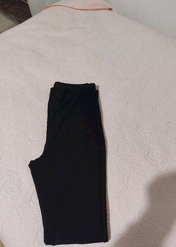 Siyah Kadın Yırtmaçlı İspanyol Paça tayt - Görsel 4